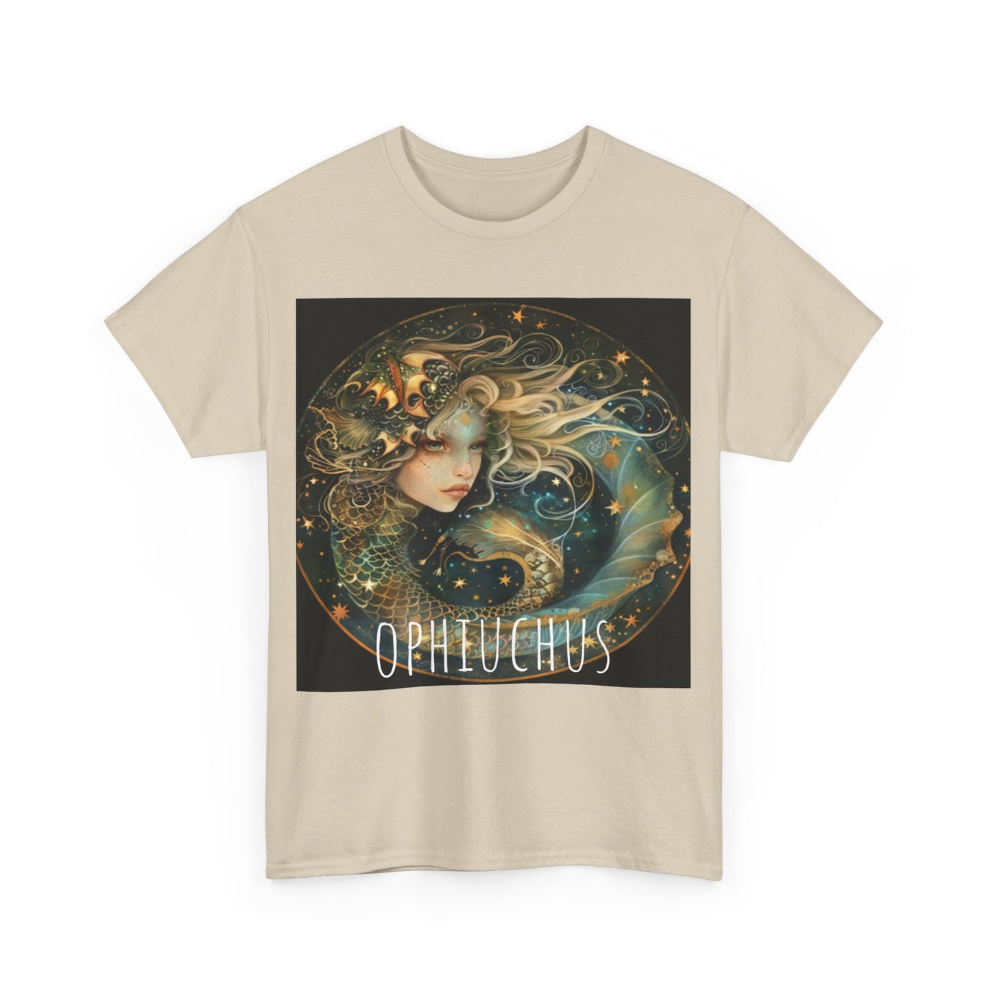 Zodiac Ophiuchus Unisex Heavy Cotton Tee