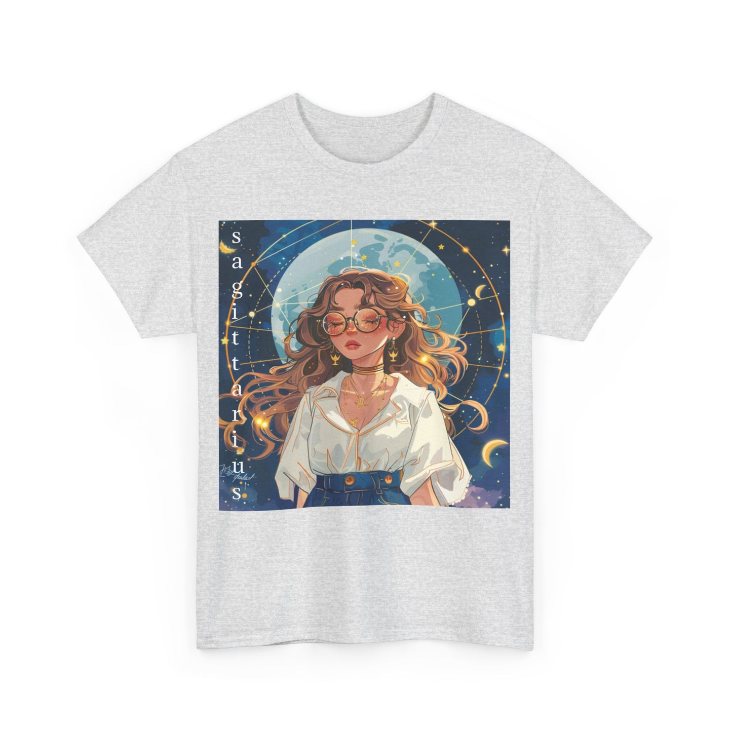 Zodiac Sagittarius Unisex Heavy Cotton Tee