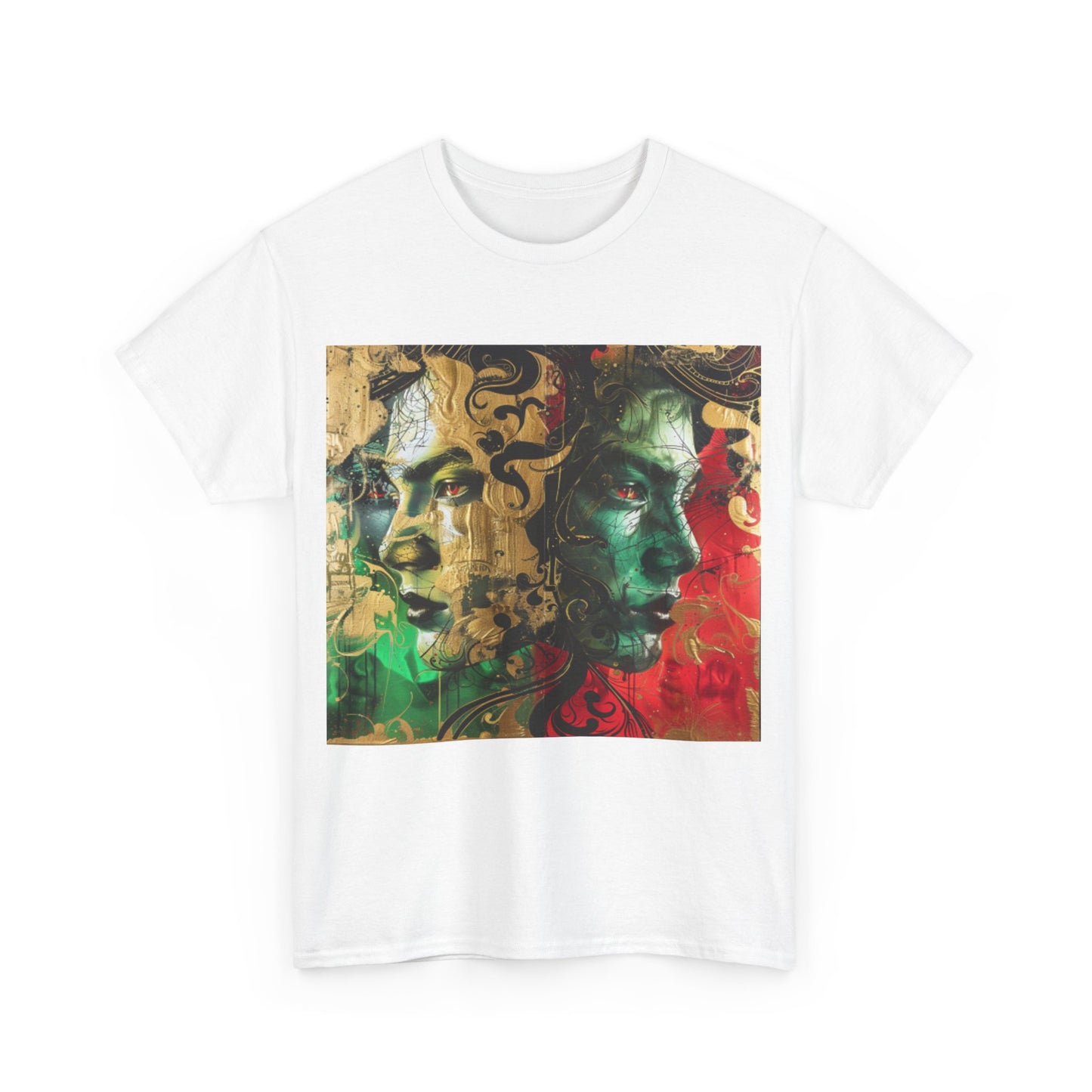 Gemini zodiac Unisex Heavy Cotton Tee