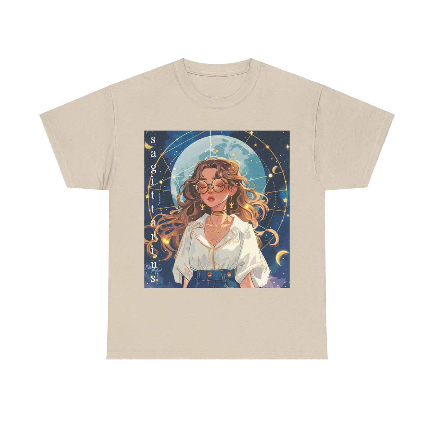 Zodiac Sagittarius Unisex Heavy Cotton Tee