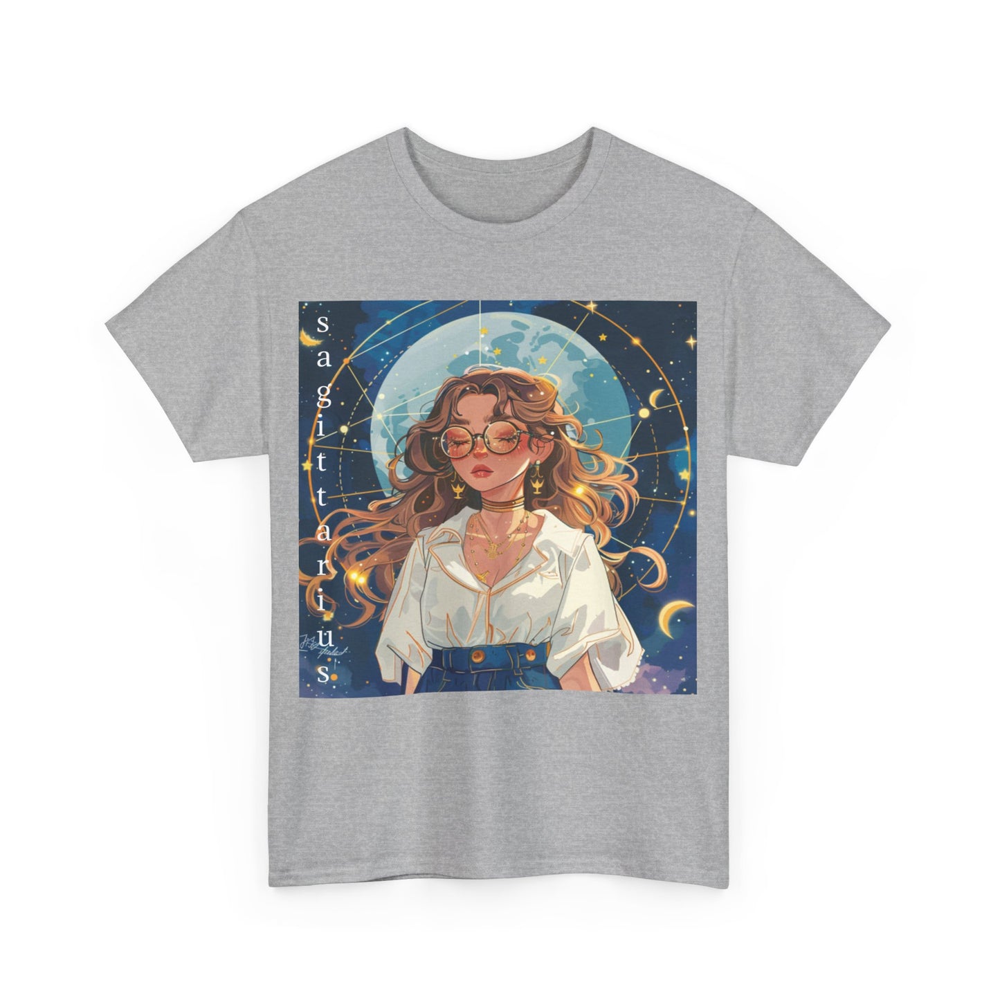 Zodiac Sagittarius Unisex Heavy Cotton Tee