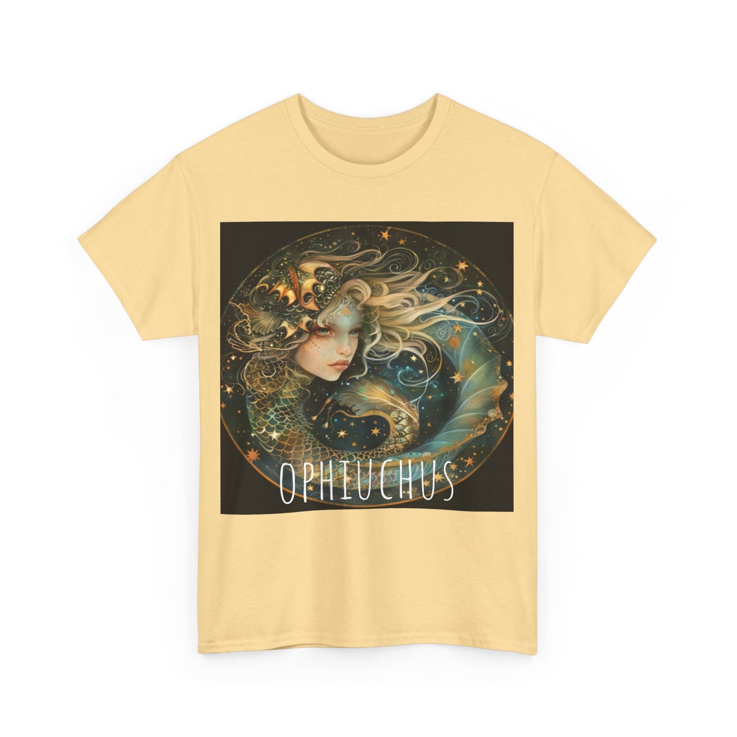 Zodiac Ophiuchus Unisex Heavy Cotton Tee