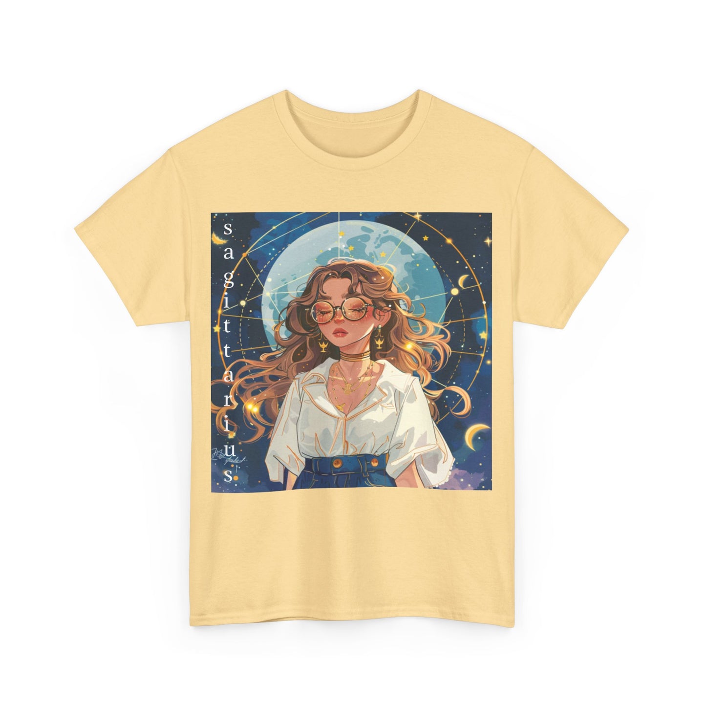 Zodiac Sagittarius Unisex Heavy Cotton Tee