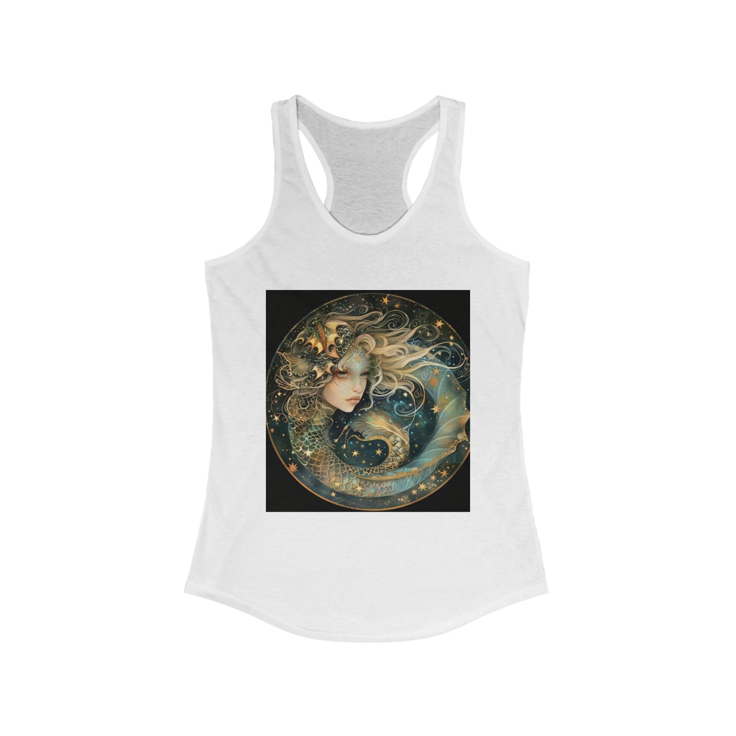 Ophiuchus zodiac Women's Ideal Racerback Tank