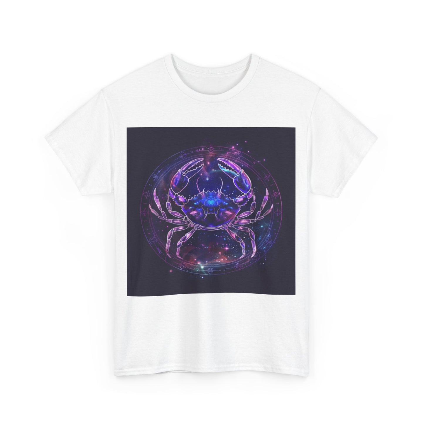 Zodiac Cancer Unisex Heavy Cotton Tee