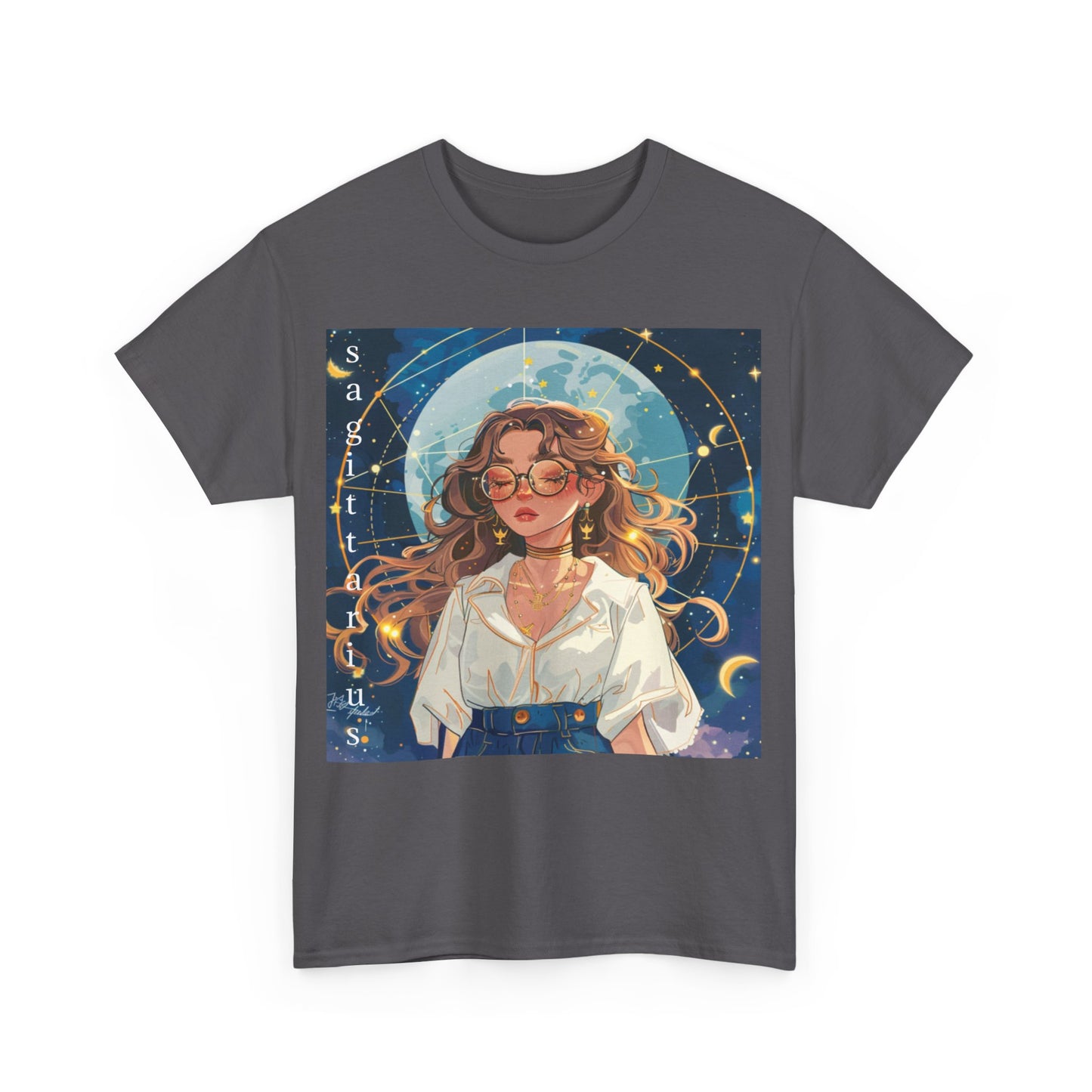 Zodiac Sagittarius Unisex Heavy Cotton Tee