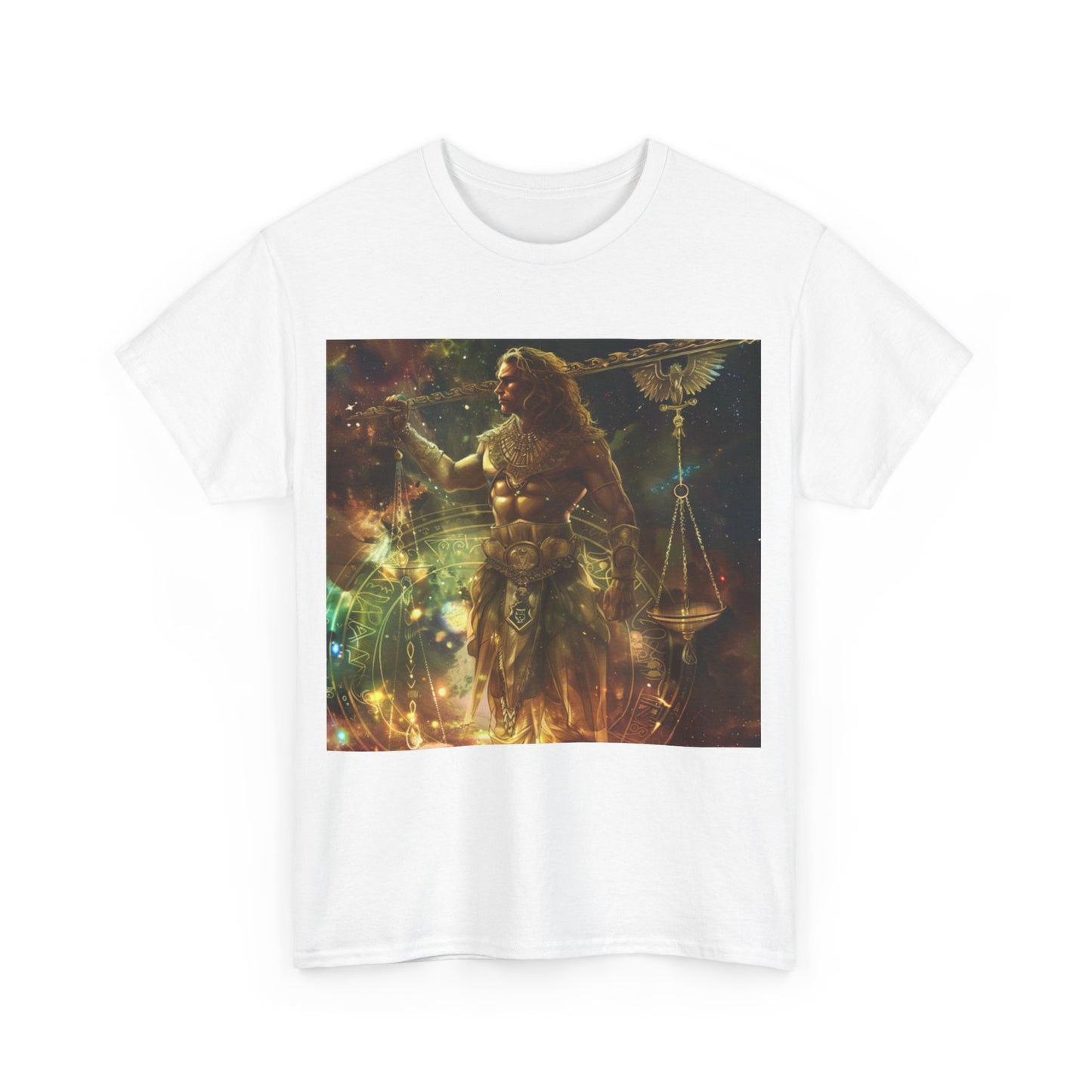 Libra zodiac Unisex Heavy Cotton Tee
