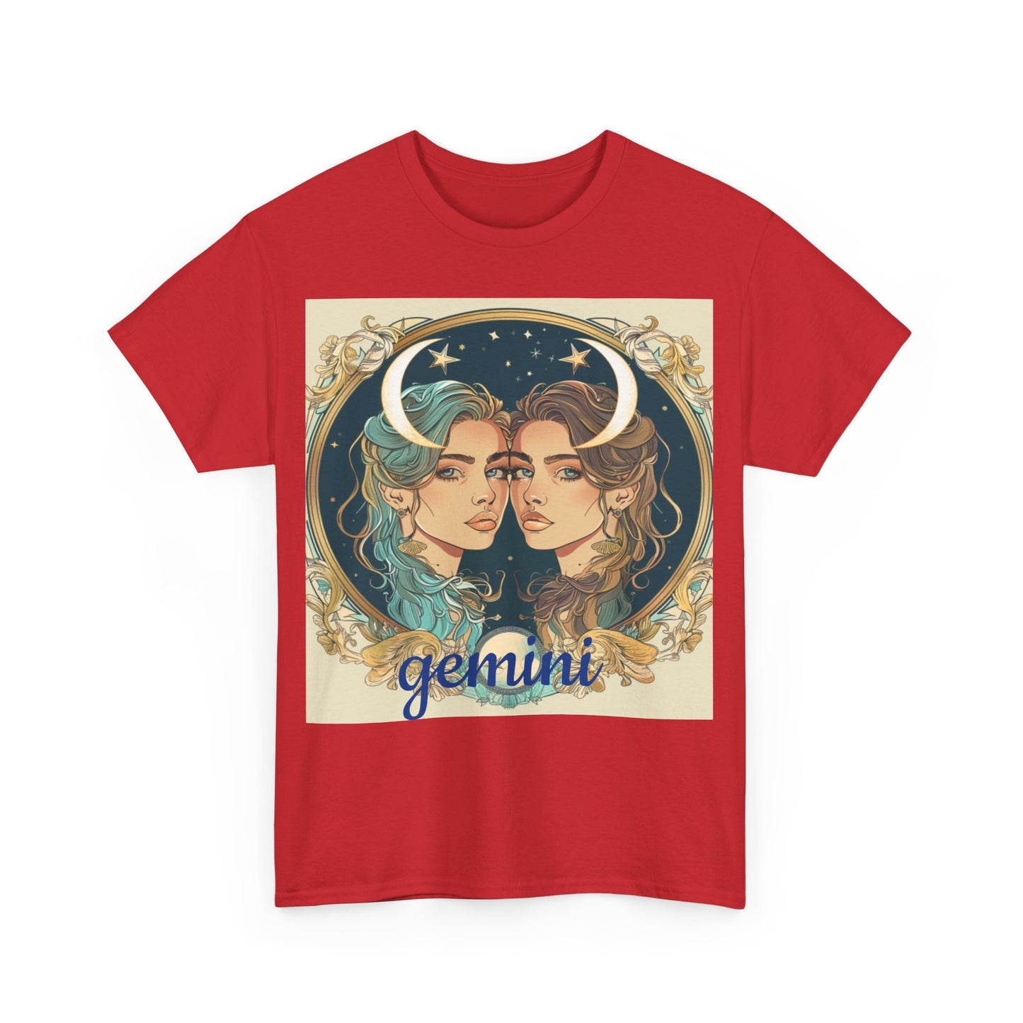 Zodiac Gemini Unisex Heavy Cotton Tee