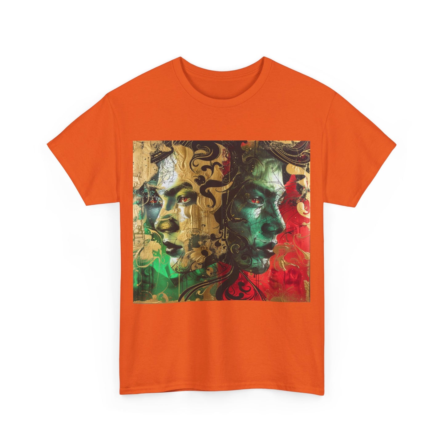 Gemini zodiac Unisex Heavy Cotton Tee