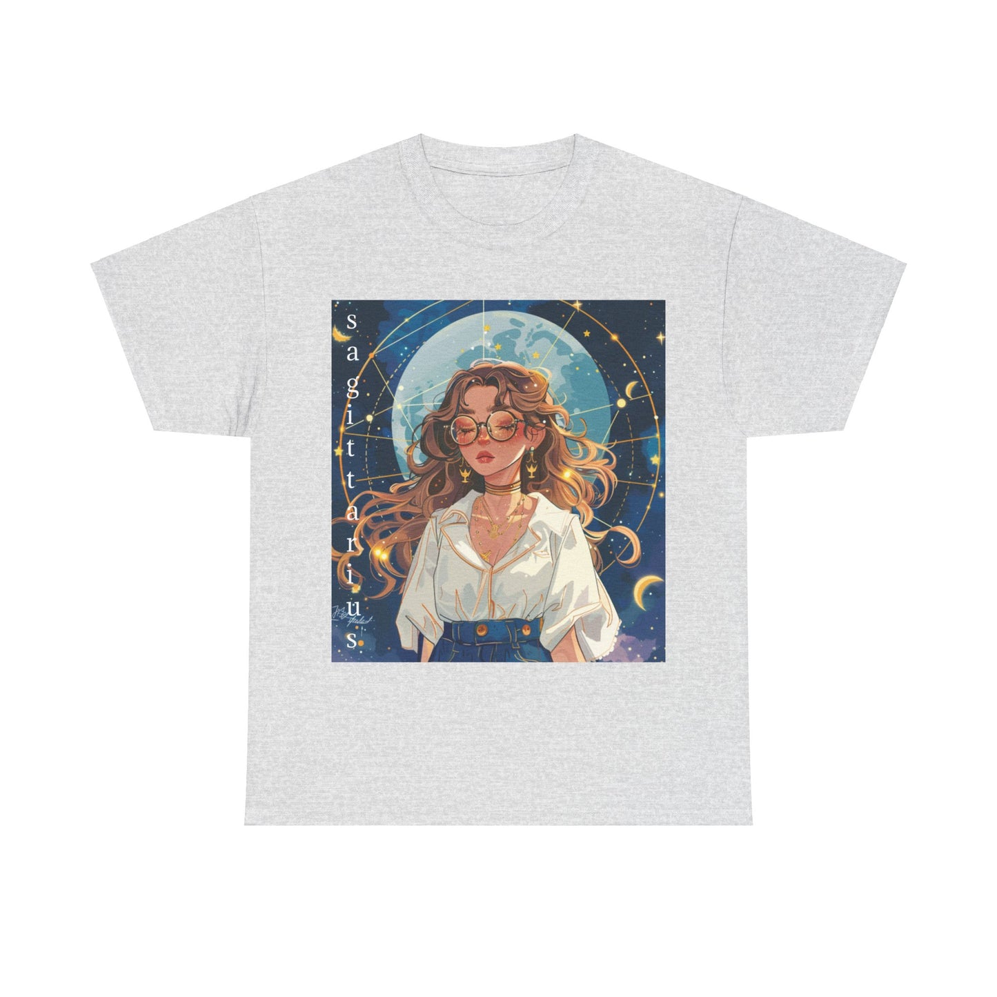 Zodiac Sagittarius Unisex Heavy Cotton Tee