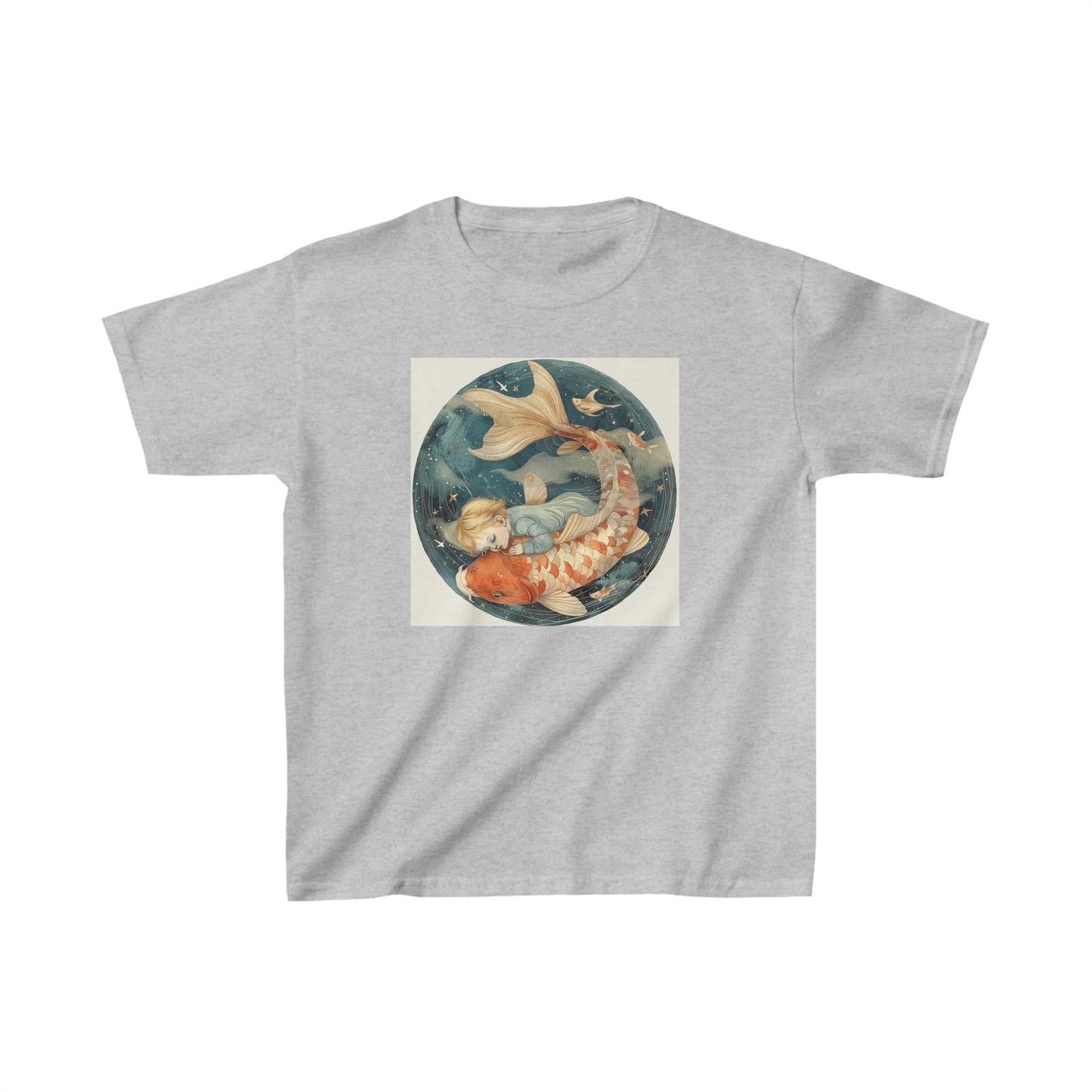 Pisces zodiac Kids cotton tee