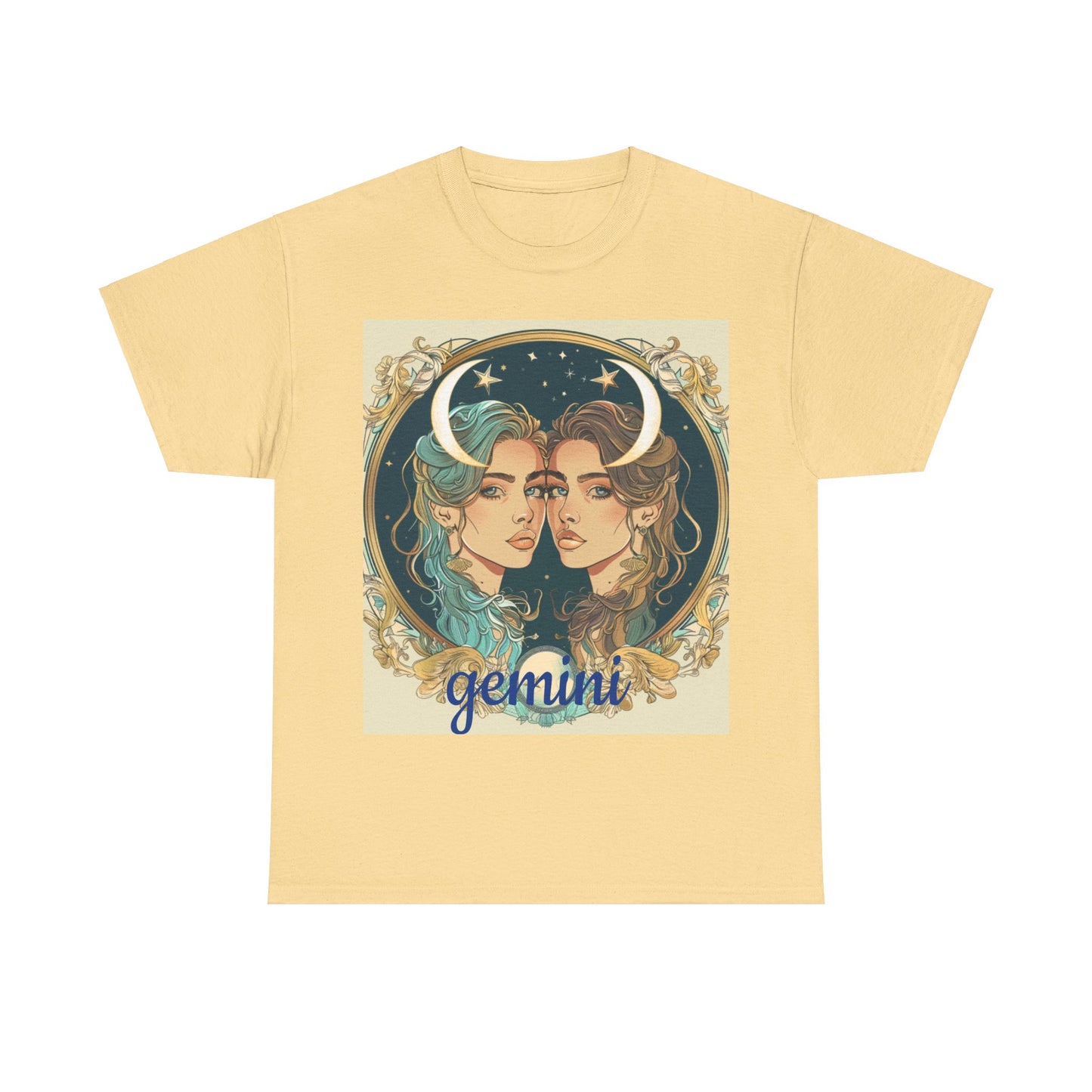 Zodiac Gemini Unisex Heavy Cotton Tee