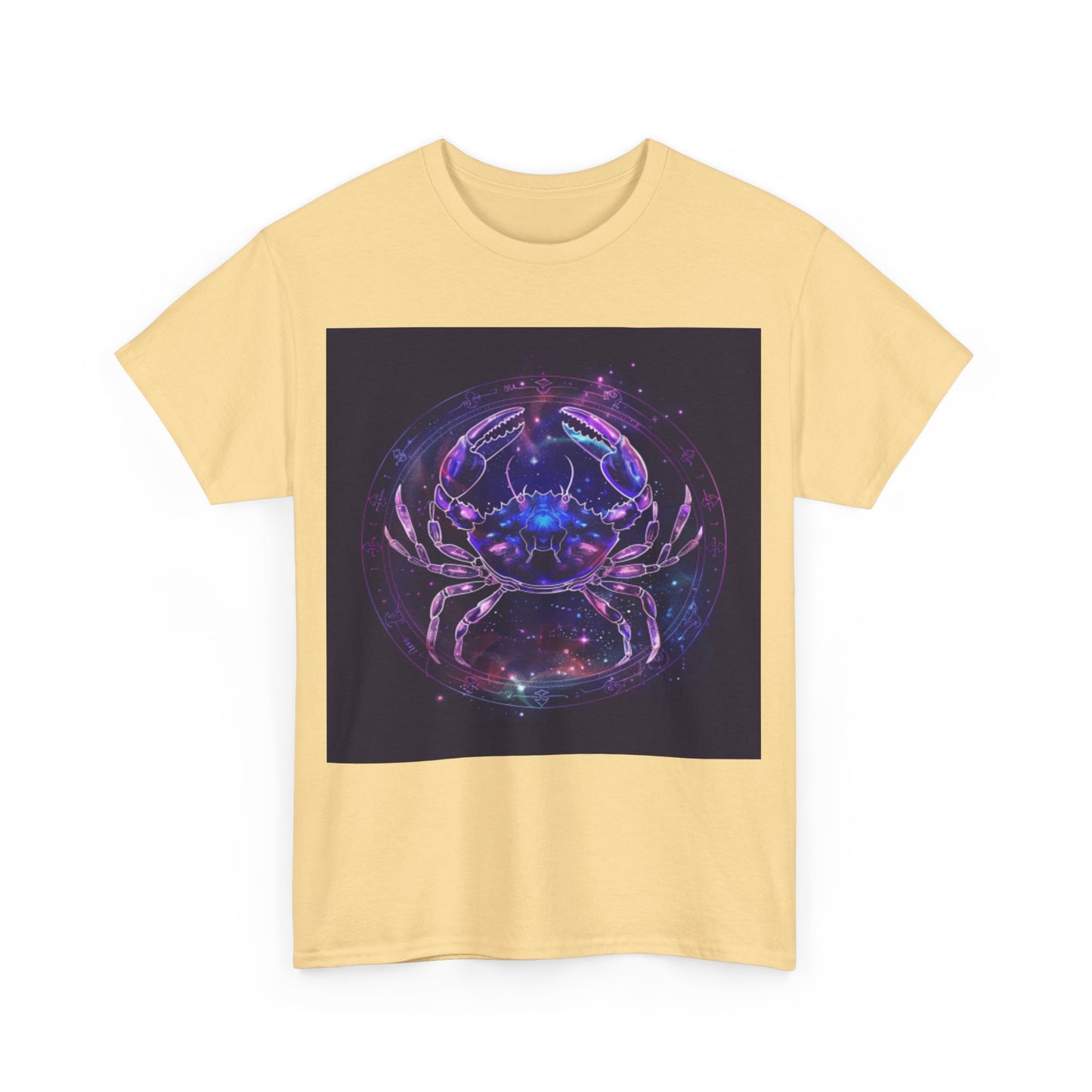 Zodiac Cancer Unisex Heavy Cotton Tee