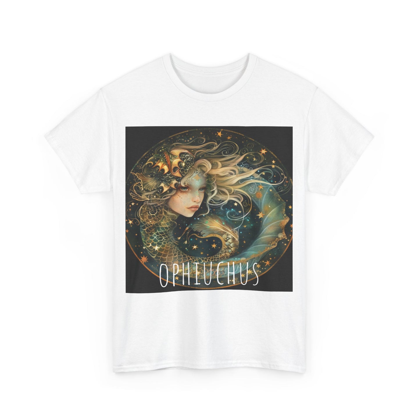 Zodiac Ophiuchus Unisex Heavy Cotton Tee