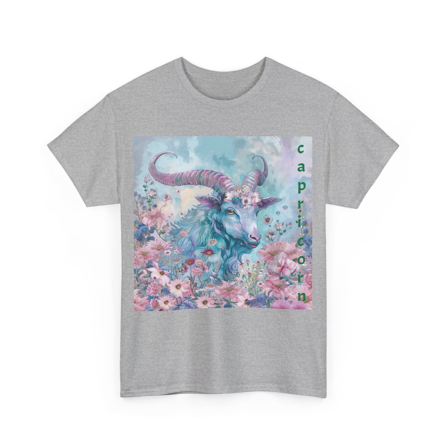 Zodiac Capricorn Unisex Heavy Cotton Tee
