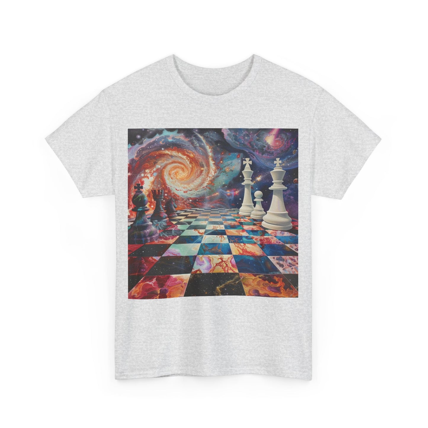 Cosmic Chess Unisex Heavy Cotton Tee