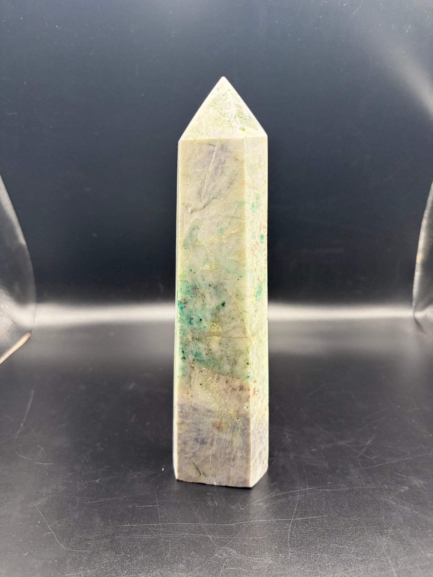 Phoenix Stone Crystal Tower 755g (8 Inch) – Natural Healing Crystal for Meditation, Reiki, Transformation & Home Decor