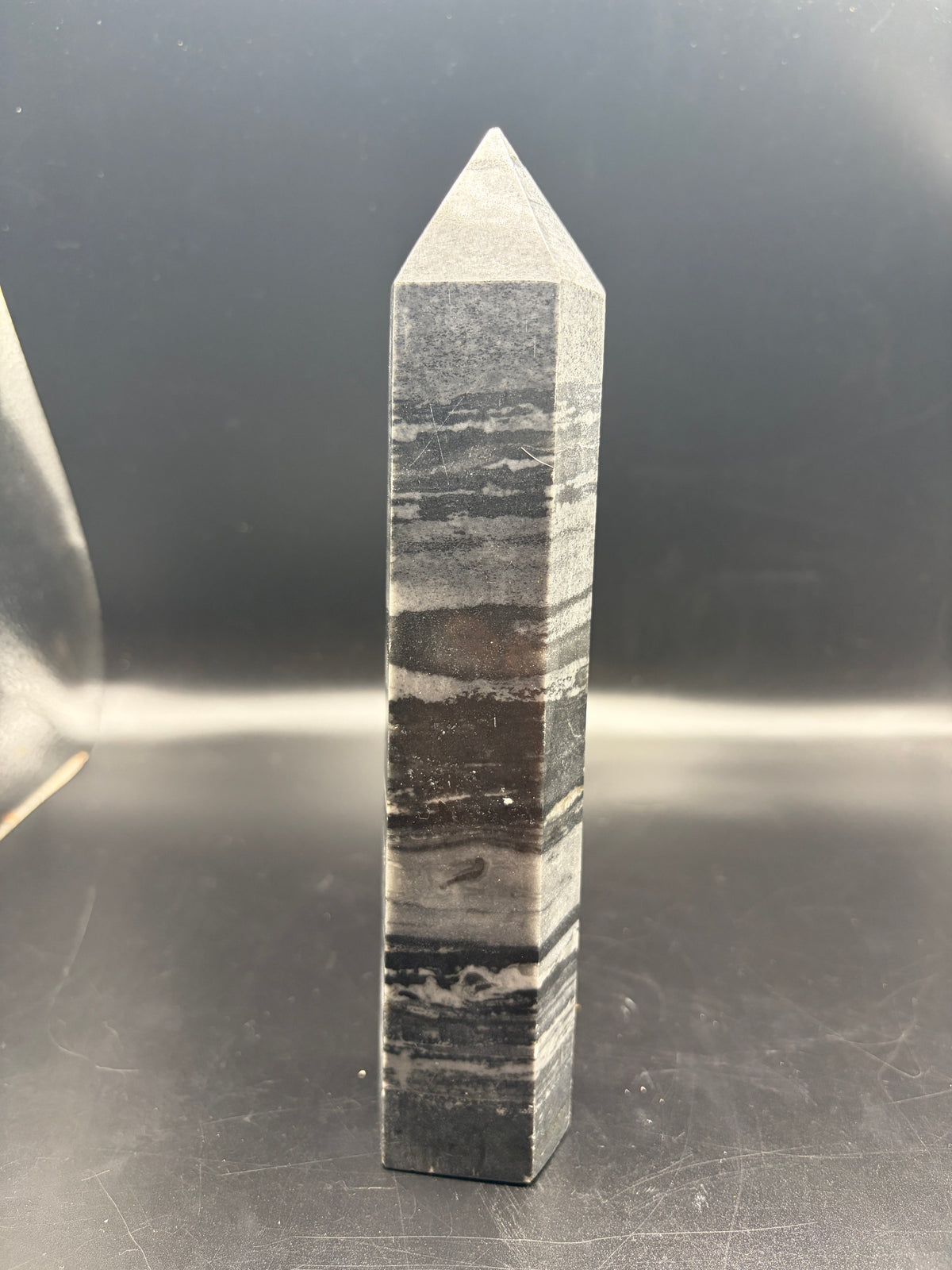 Picasso Jasper Crystal Tower 680g (8 Inch) – Natural Healing Crystal for Creativity, Grounding, Meditation & Home Decor