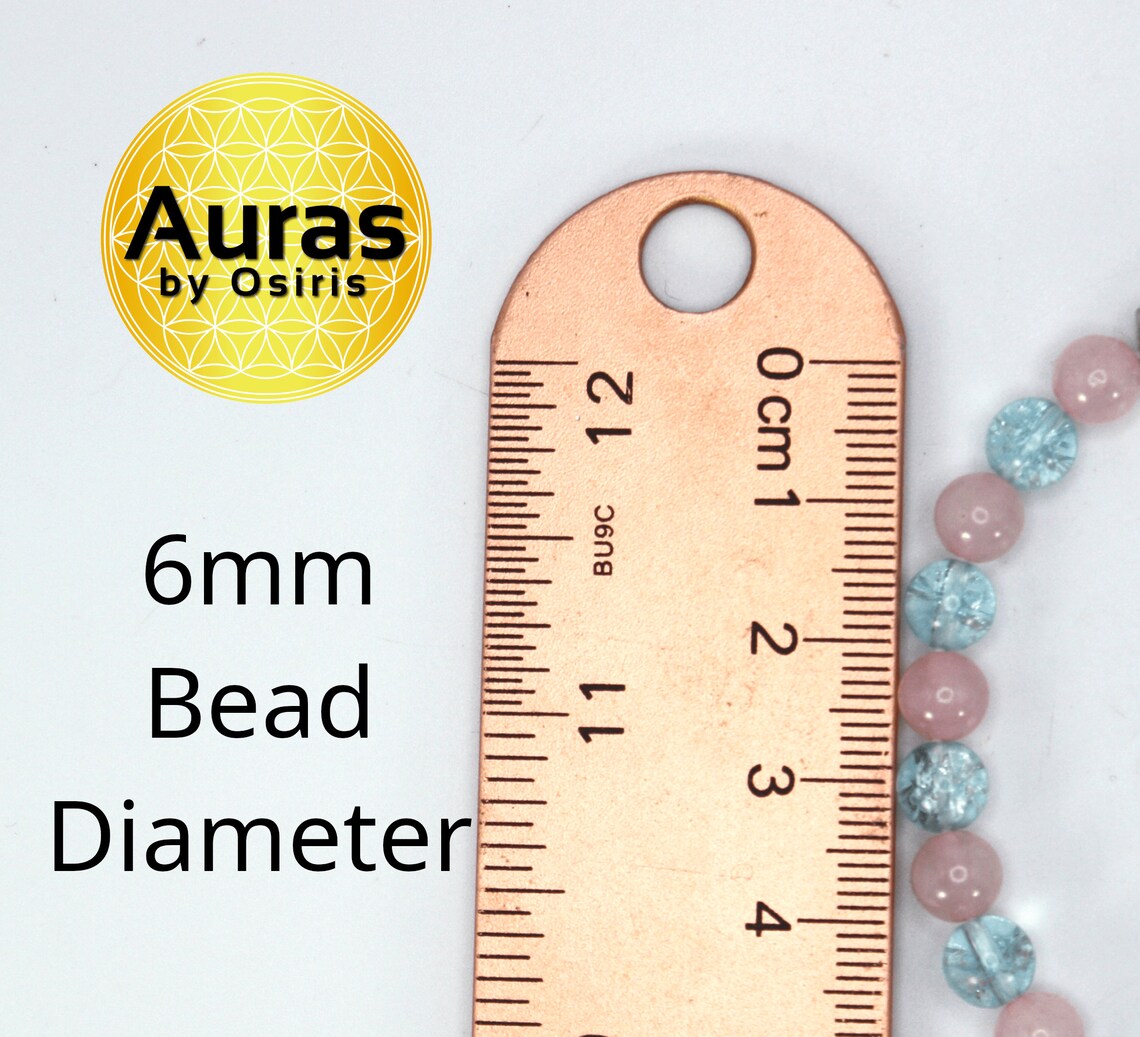 Auras by Osiris Topaz & Rose Quartz Set (8mm) ππ΅ | Love, Clarity, Emotional Balance & Arthritis Friendly Jewelry