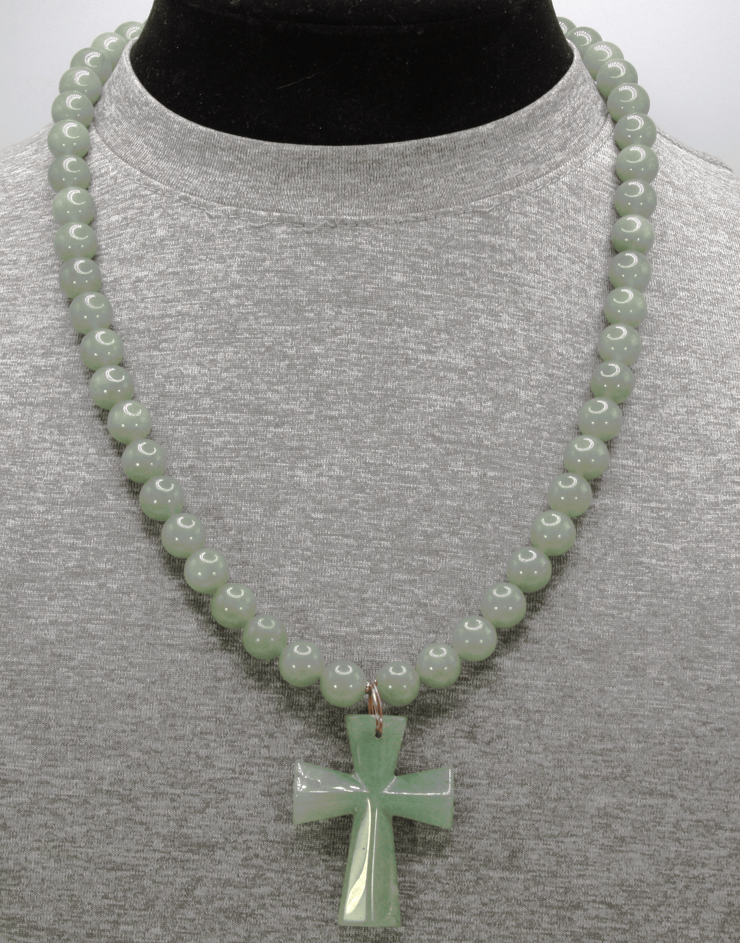 Genuine Aventurine Pendant Necklace - Gift for Men/Woman - Spiritual Accessories - Religious Symbol