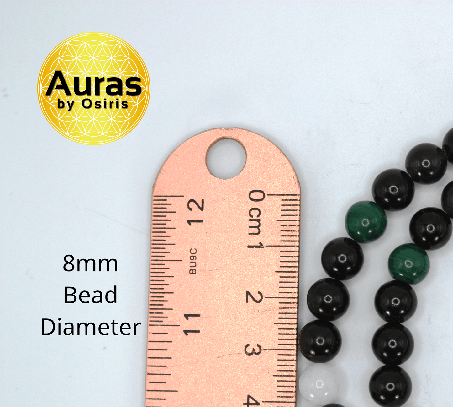 Black Onyx, Black Tourmaline, Malachite & Rose Quartz Necklace ā Protection, Healing & Love Crystal Jewelry for Men & Women