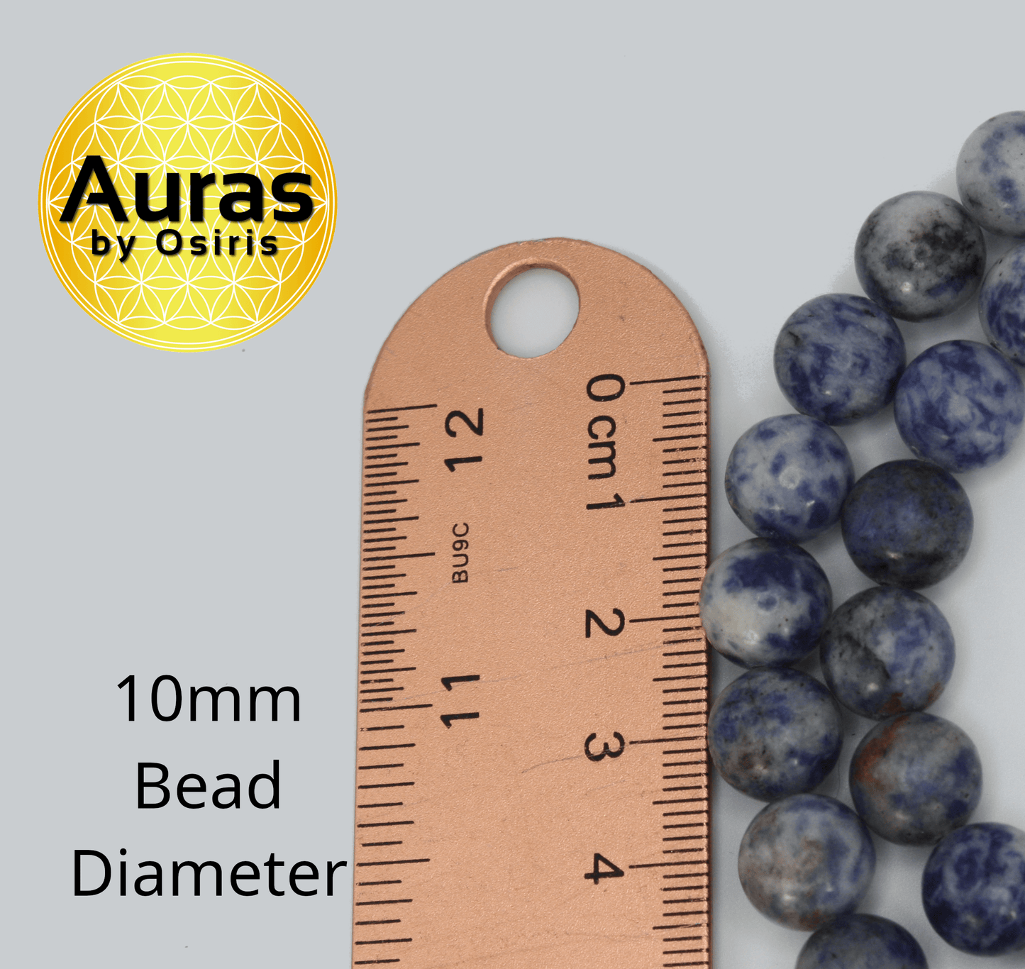 Genuine Sodalite Necklace with Sodalite Cross Pendant - Gift for Men/Woman - Spiritual Accessories - Religious Symbol