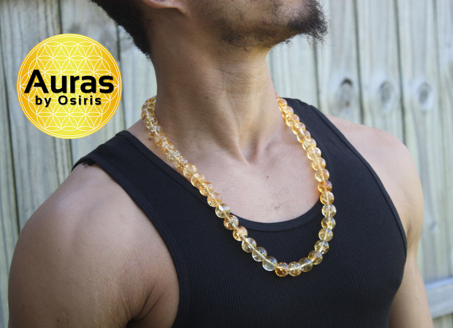 citrine necklace