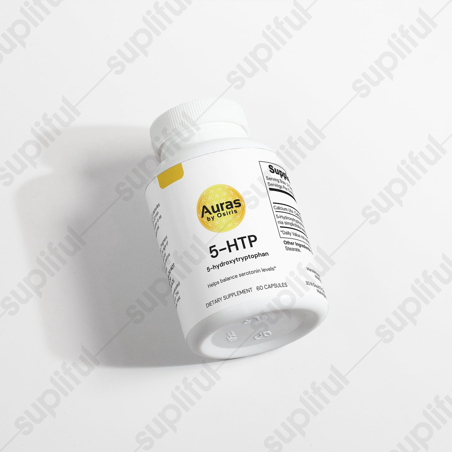 Auras by Osiris 5-HTP Serotonin Support Capsules š§ ⨠| Mood, Sleep, Anxiety & Hunger Regulator Supplement (60 Caps)