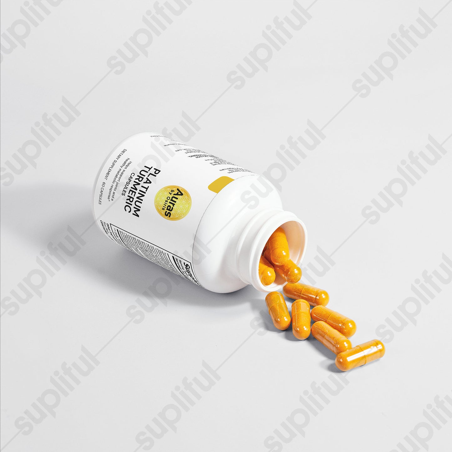 Auras by Osiris Platinum Turmeric Blend 🌿💊 | Joint Support, Mobility & Wellness w/ Glucosamine, Boswellia, Chondroitin & BioPerine® (60 Caps)