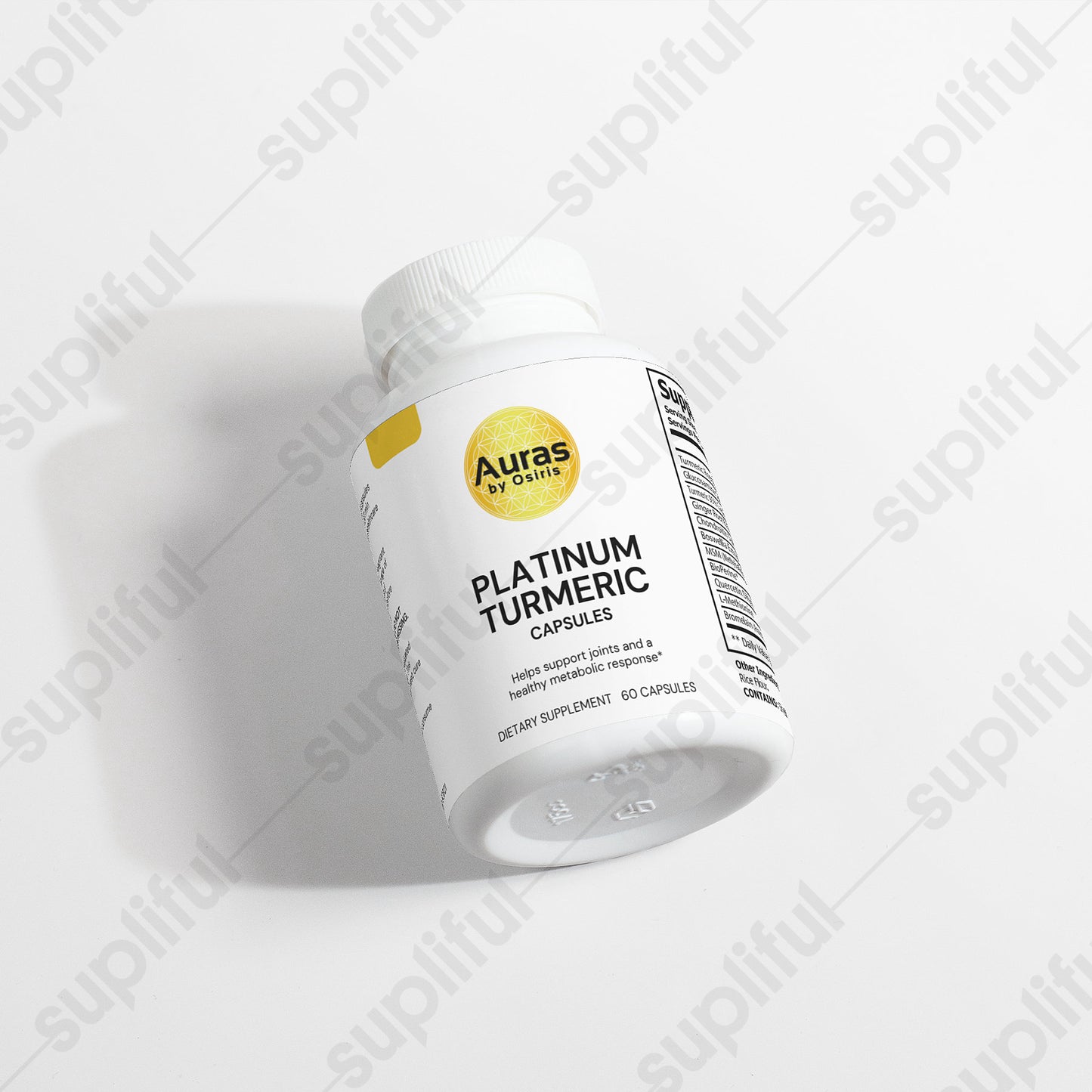 Auras by Osiris Platinum Turmeric Blend 🌿💊 | Joint Support, Mobility & Wellness w/ Glucosamine, Boswellia, Chondroitin & BioPerine® (60 Caps)