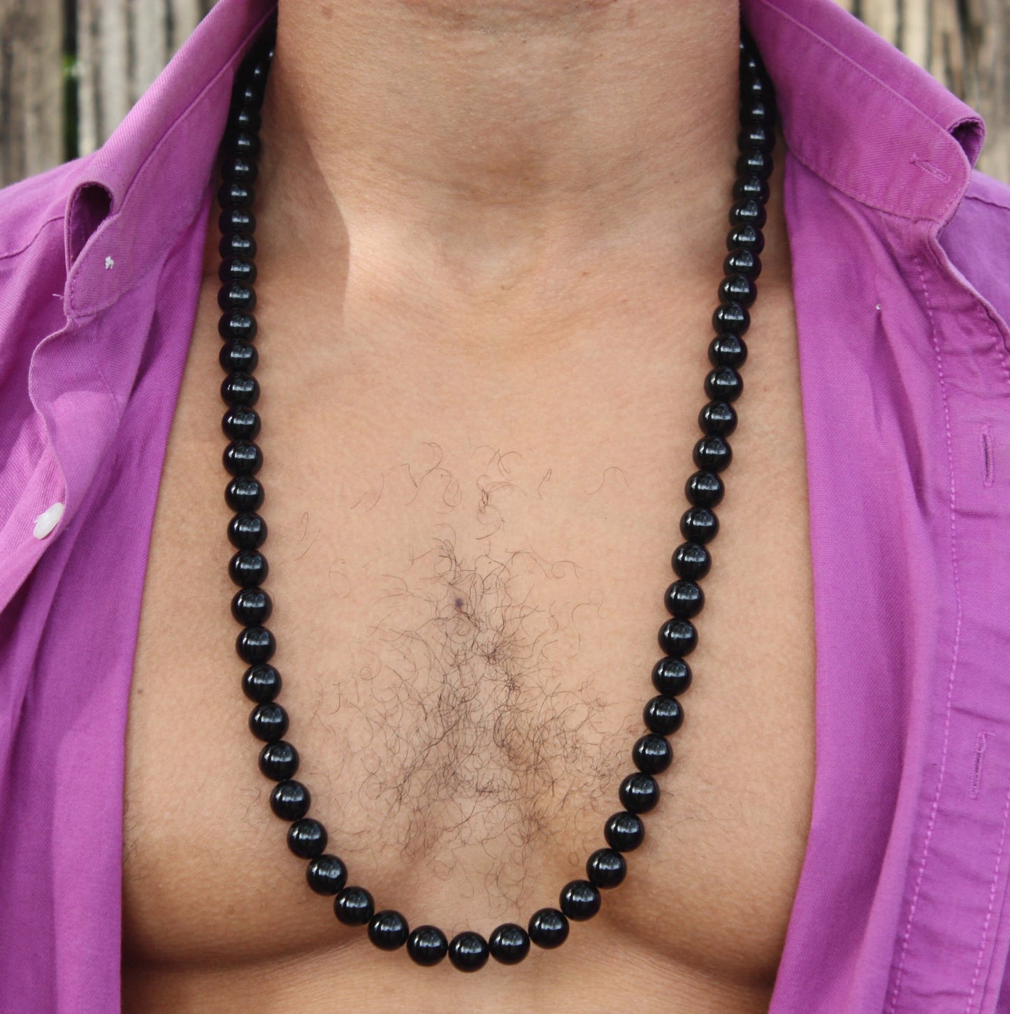 black onyx necklace