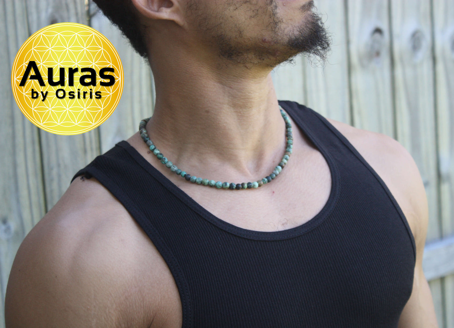 African Turquoise Necklace (6mm Small Beads)
