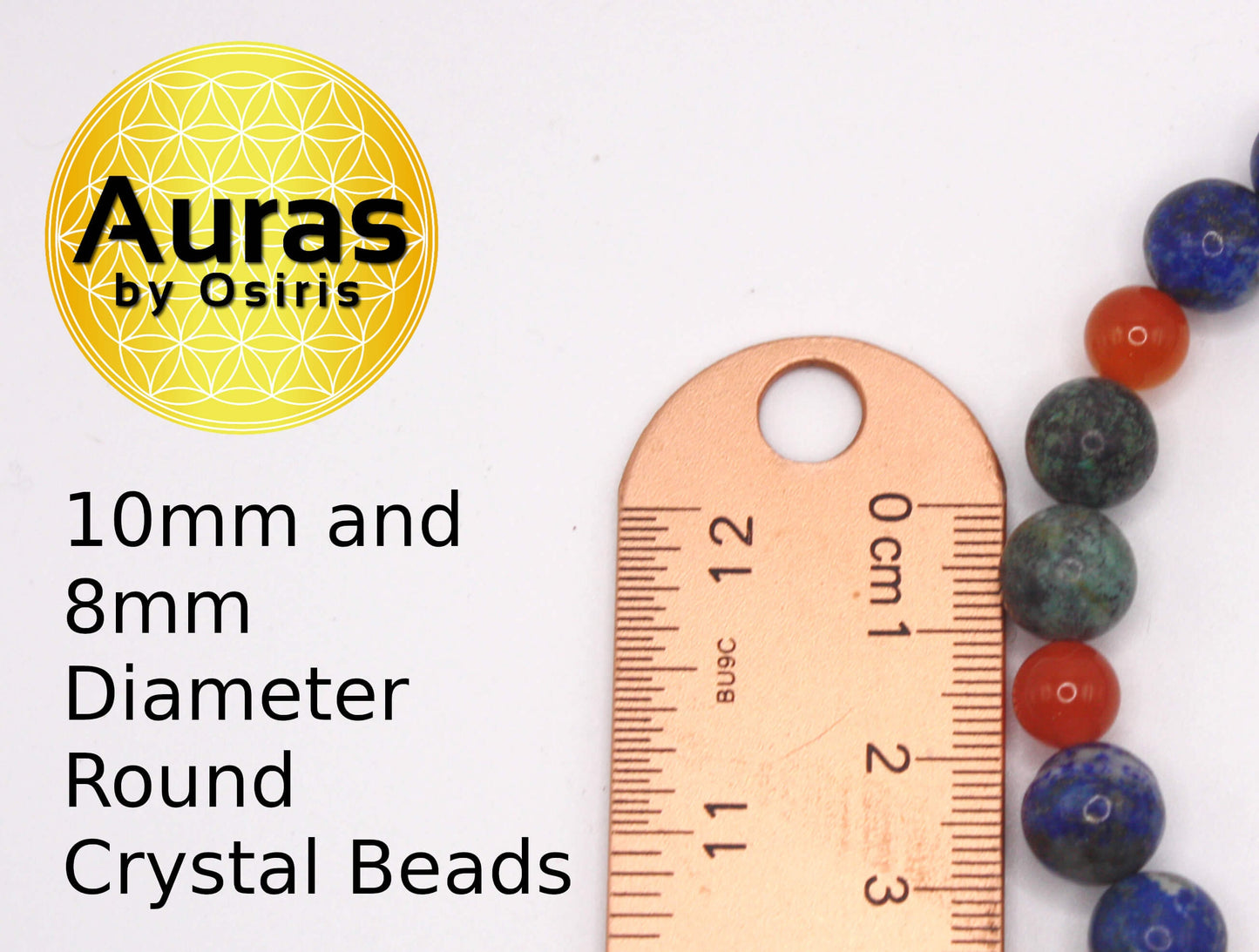 Auras by Osiris African Egyptian Trio Bracelet ๐ช๐ฌโจ | Lapis Lazuli, African Turquoise & Carnelian for Good Luck, Protection & Healing Gemstone Jewelry