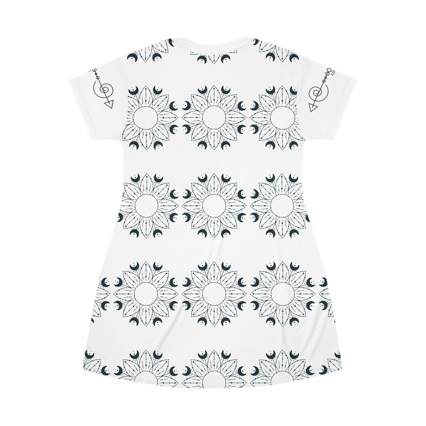 All Over Print T-Shirt Dress