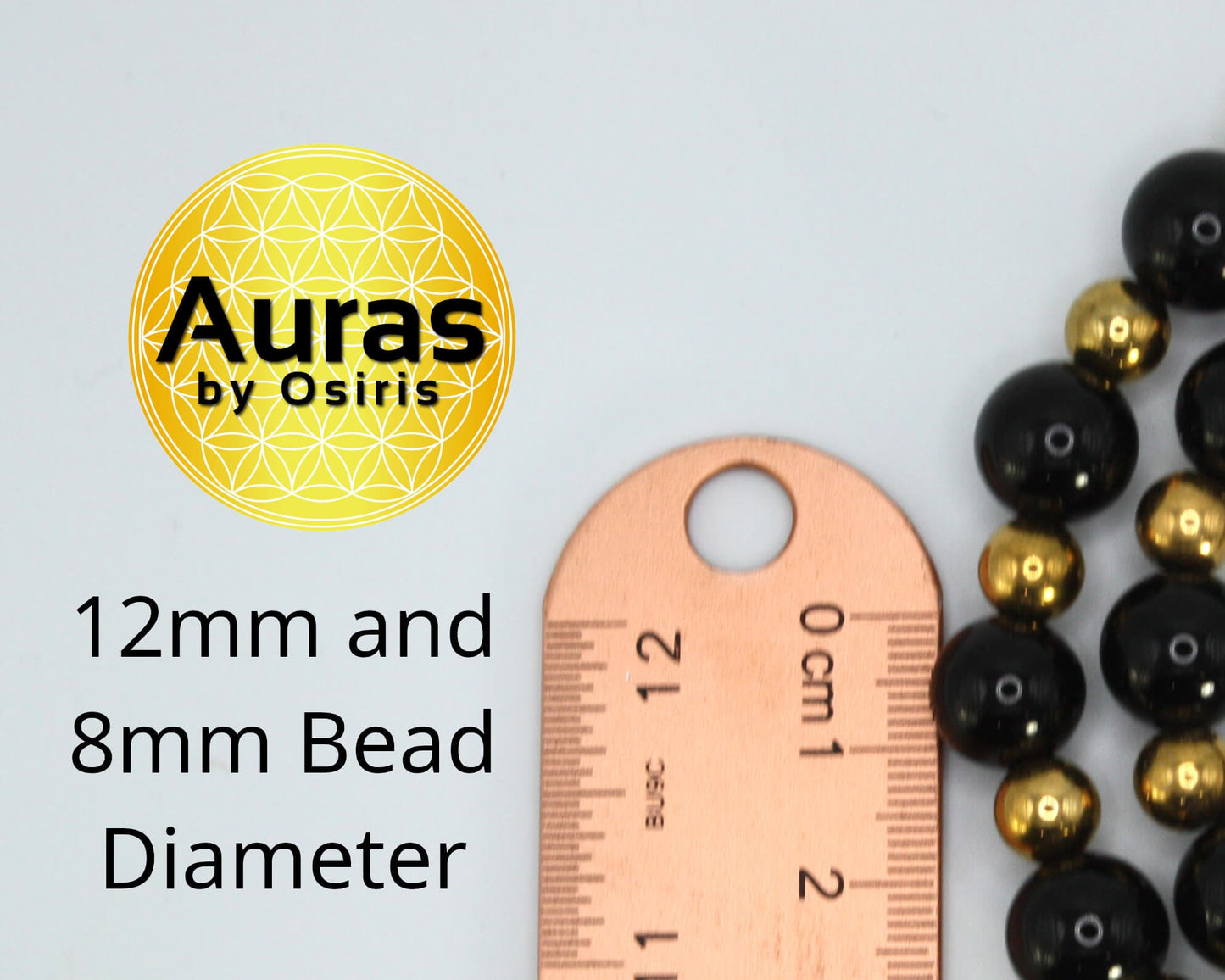 Black Onyx and Gold Necklace β 18k Gold Plated Beads & Genuine Onyx Gemstones | Magnetic Clasp Jewelry for Men & Women