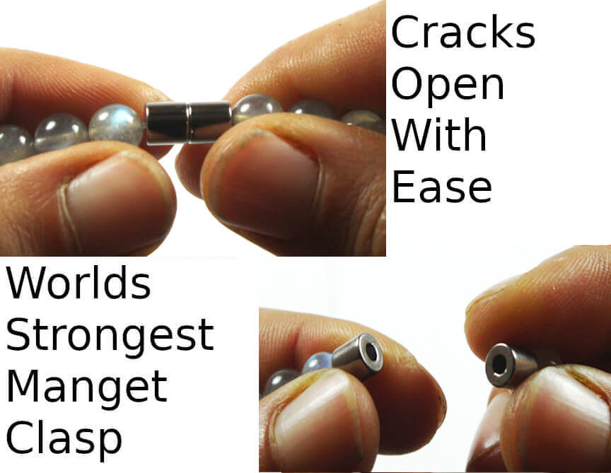 24 Inch Labradorite Necklace – 8mm Genuine Healing Crystal Beads for Intuition, Protection & Spiritual Balance