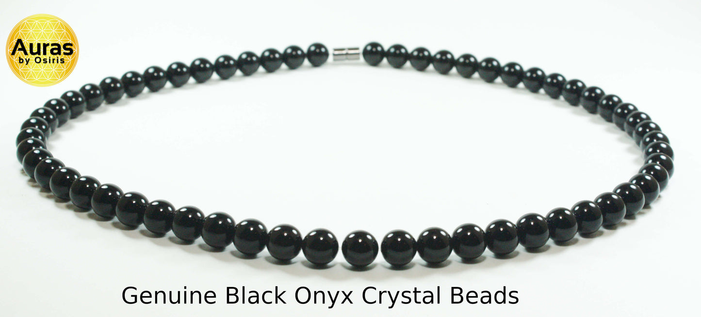 black onyx necklace