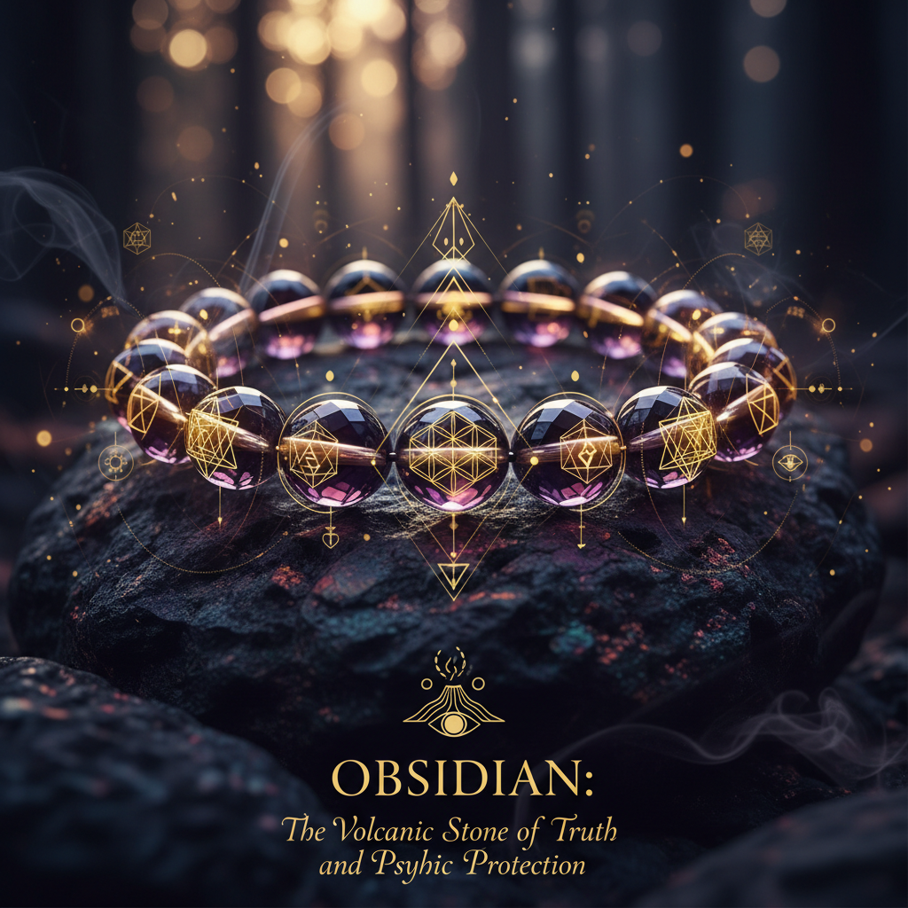 Obsidian: The Volcanic Stone of Truth, Psychic Protection, and Deep Healing