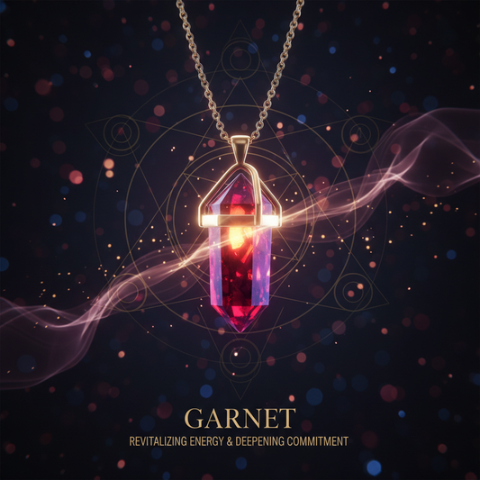 Garnet Necklace: Igniting Passion, Revitalizing Energy, and Deepening Commitment