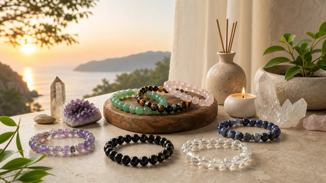 Editorial illustration for Best Aura Cleansing Bracelets for Energy Healing