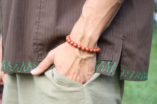 Embrace the Grounding Energy of a Red Jasper Bracelet