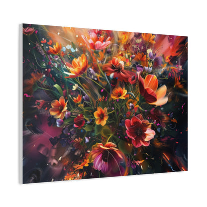 Flower Power Matte Canvas, Stretched, 1.25"