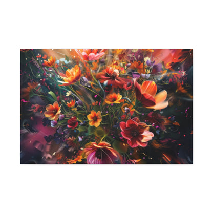 Flower Power Matte Canvas, Stretched, 1.25"