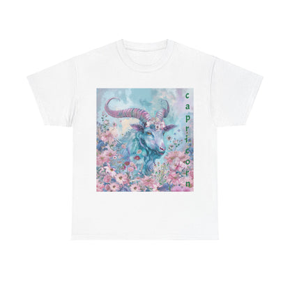 Zodiac Capricorn Unisex Heavy Cotton Tee