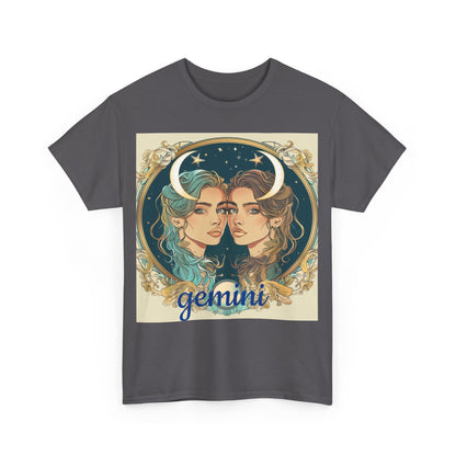 Zodiac Gemini Unisex Heavy Cotton Tee