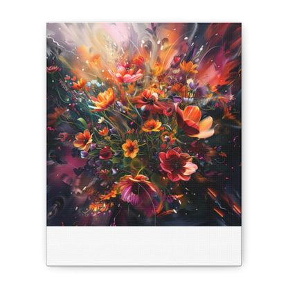 Flower Power Matte Canvas, Stretched, 1.25"