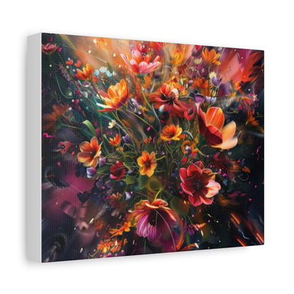 Flower Power Matte Canvas, Stretched, 1.25"