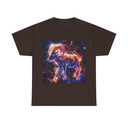 Aries zodiac Unisex Heavy Cotton Tee
