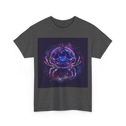 Zodiac Cancer Unisex Heavy Cotton Tee