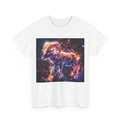 Aries zodiac Unisex Heavy Cotton Tee